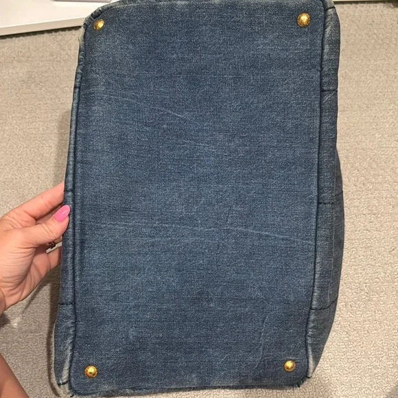 Prada Denim Tote - Picture 6 of 12